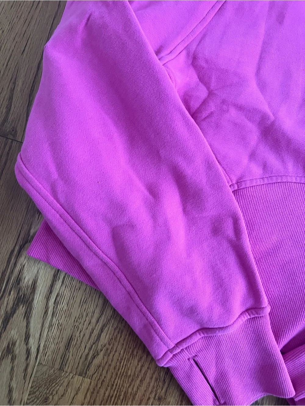Lululemon 1/2 Zip Cropped Scuba Sweatshirt - Picture 11 of 14